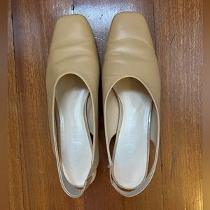 EVERLANE sling back leather shoes